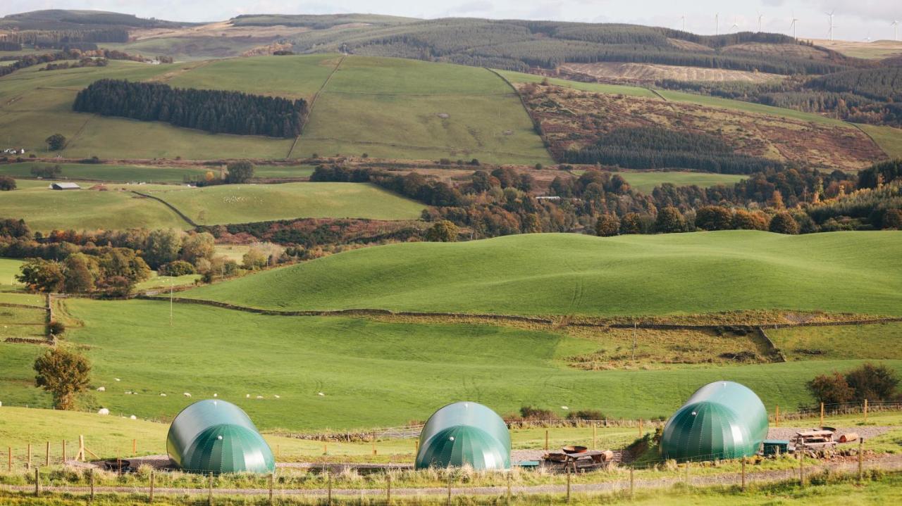 Further Space At Hillhead Farm Luxury Glamping Pods, Dumfries, Scotland מראה חיצוני תמונה