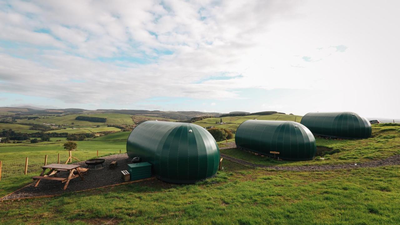 Further Space At Hillhead Farm Luxury Glamping Pods, Dumfries, Scotland מראה חיצוני תמונה